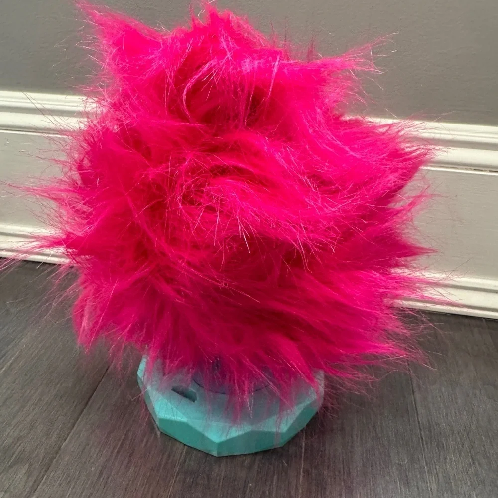 Dreamworks Trolls Poppy Doll with Pink Hair and Blue Tiara Styling Head Girls